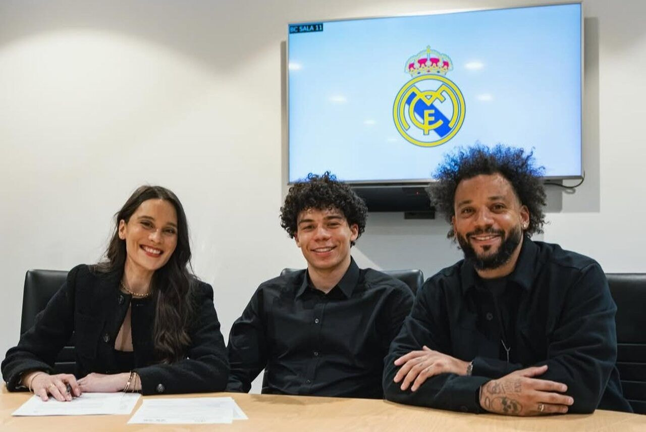 Imagem da noticia Enzo Alves, filho de Marcelo, assina primeiro contrato profissional com o Real Madrid