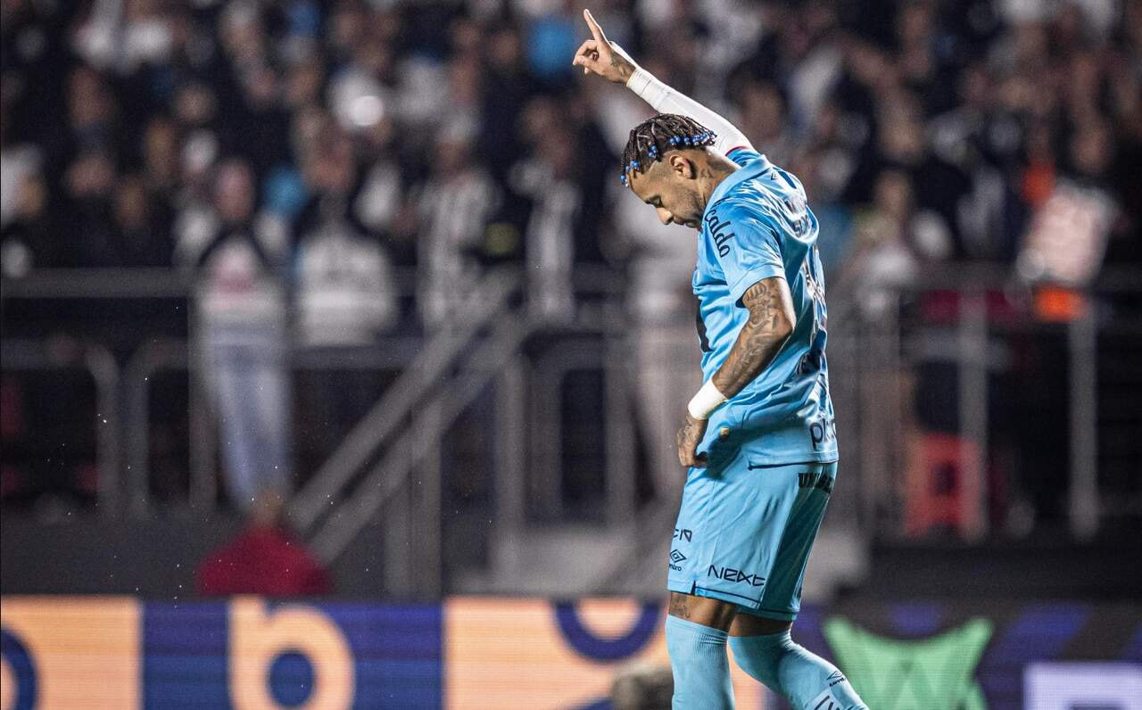 Imagem da noticia Neymar marca dois, Santos vence o Juventude e sai da zona de rebaixamento