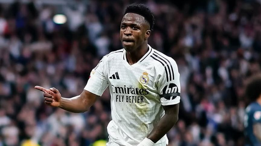 Imagem da noticia Vini Jr. iguala Ronaldo como brasileiro com mais gols na história do Real Madrid