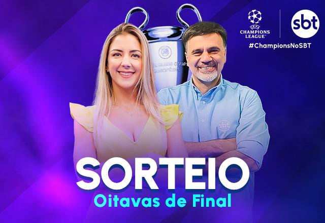Imagem da noticia SBT Sports transmite sorteio das oitavas de final da Champions League