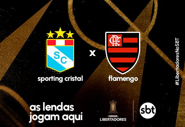 Imagem da noticia SBT transmite Sporting Cristal x Flamengo pela Libertadores