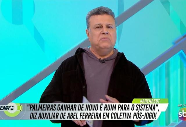 Imagem da noticia Téo José manda recado para auxiliar do Palmeiras: "Apresente as provas"