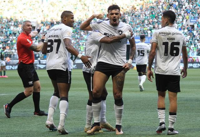 Imagem da noticia Botafogo supera Palmeiras e dispara na liderança do Brasileirão