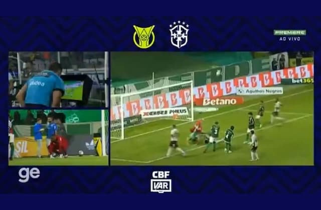 CBF revela áudio do VAR que anulou pênalti contra Palmeiras CBF revela áudio do VAR que anulou pênalti contra Palmeiras
