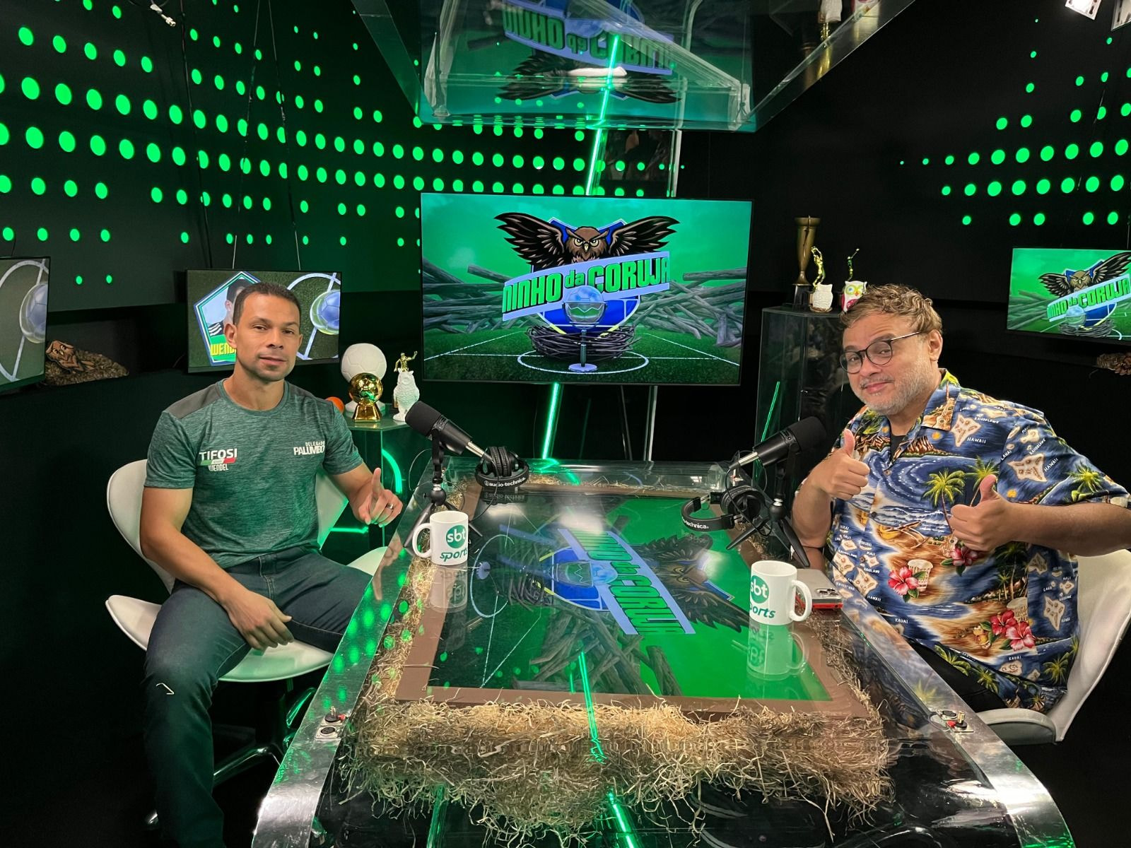 Imagem da noticia Ninho da Coruja recebe Wendel, ex-Palmeiras, para relembrar momentos marcantes do futebol