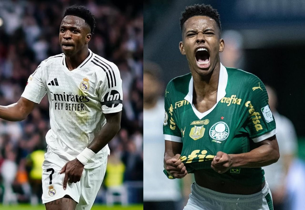 Imagem da noticia Vini Jr, Estêvão e mais; Brasil tem 11 jogadores entre os 100 atletas mais caros do mundo