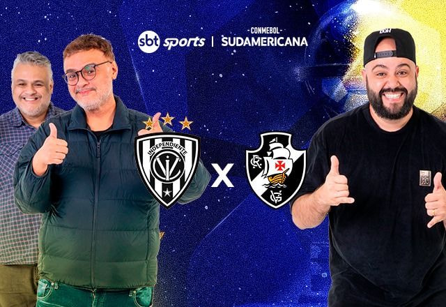 Imagem da noticia SBT Sports terá transmissão descontraída de Independiente del Valle x Vasco pela Sul-Americana