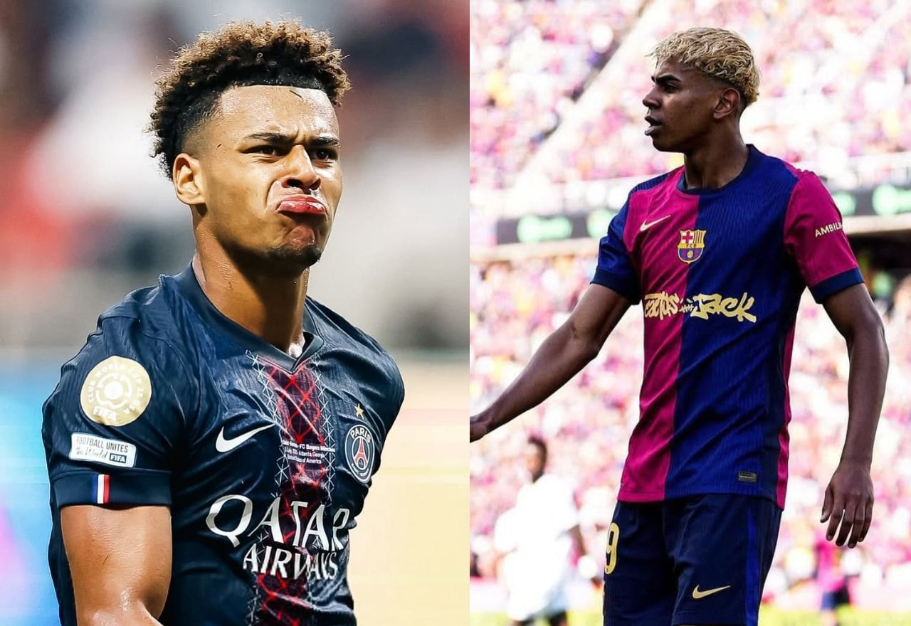 Imagem da noticia Doué, atacante do PSG, diz que é melhor que Lamine Yamal