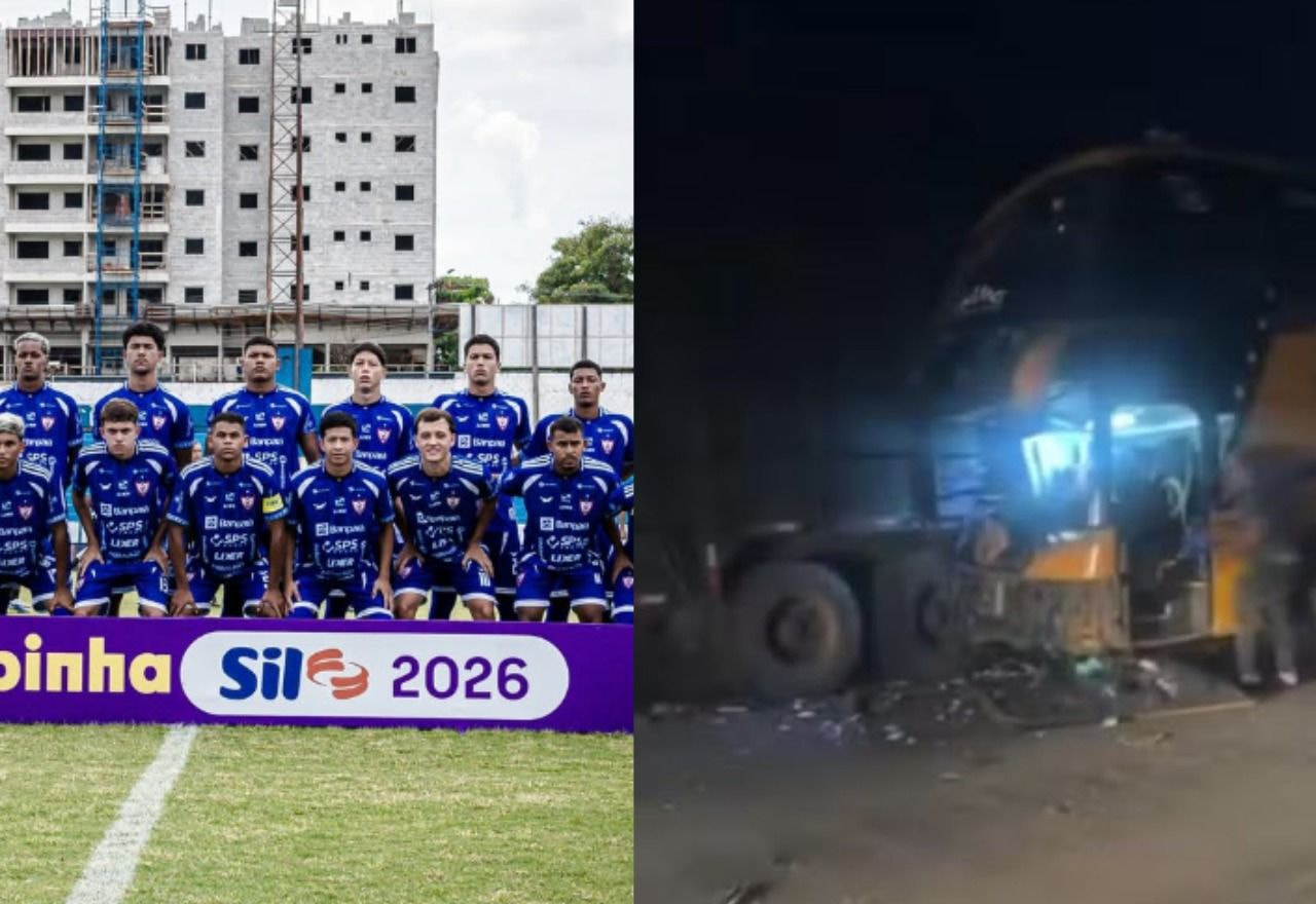 Imagem da noticia Águia de Marabá sofre grave acidente em retorno da Copinha; preparador físico morreu