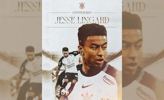 Corinthians anuncia a contratação do inglês Jesse Lingard Corinthians anuncia a contratação do inglês Jesse Lingard