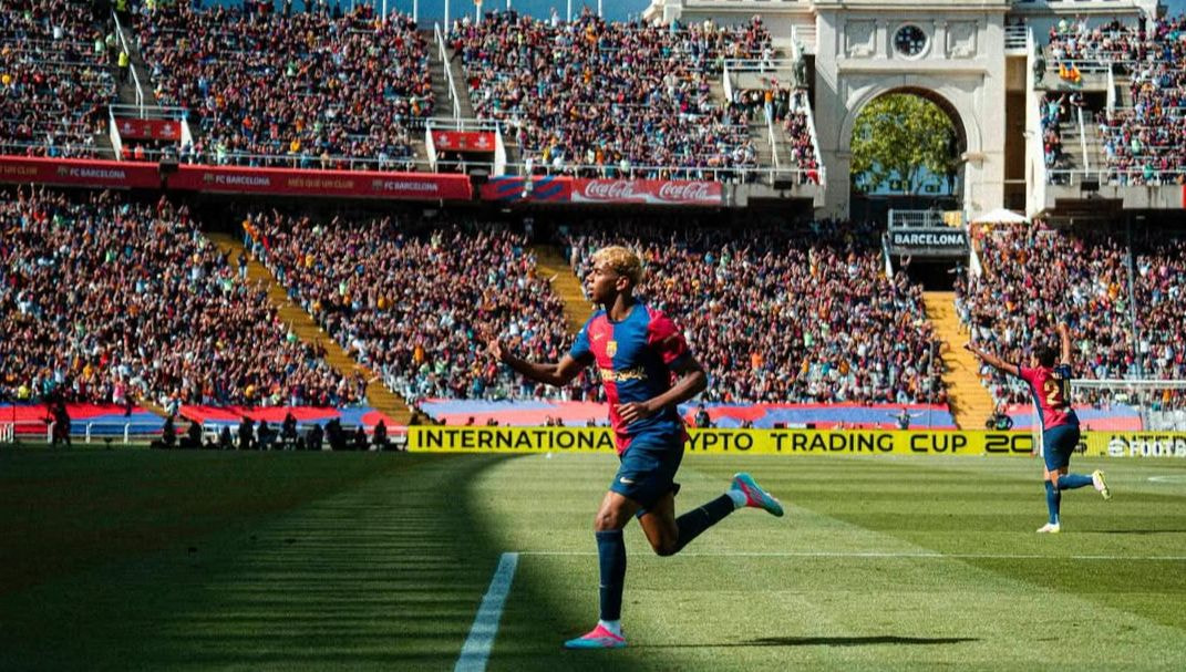 Imagem da noticia Lamine Yamal homenageia Ronaldinho e pode ser o novo camisa 10 do Barcelona