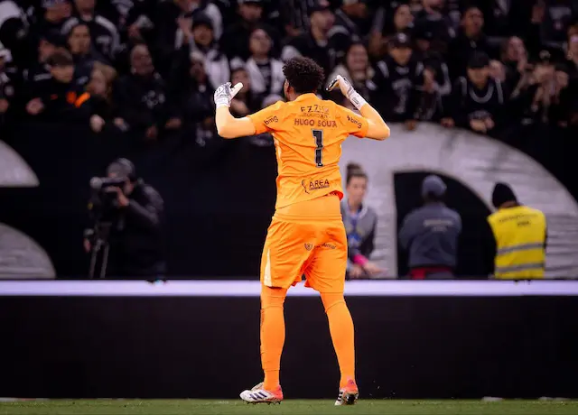 Hugo Souza afirma que plano de jogo do Corinthians não funcionou contra o Vasco Hugo Souza afirma que plano de jogo do Corinthians não funcionou contra o Vasco