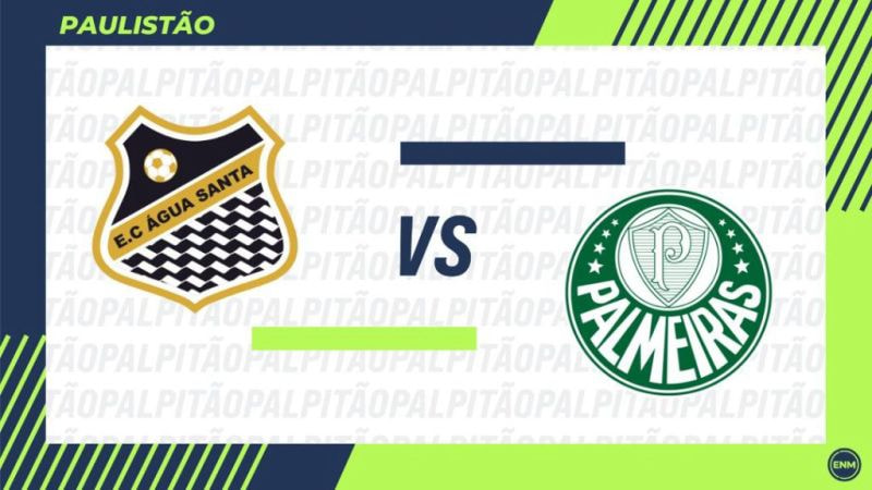 Imagem da noticia Água Santa x Palmeiras: prováveis escalações, arbitragem e onde assistir ao vivo