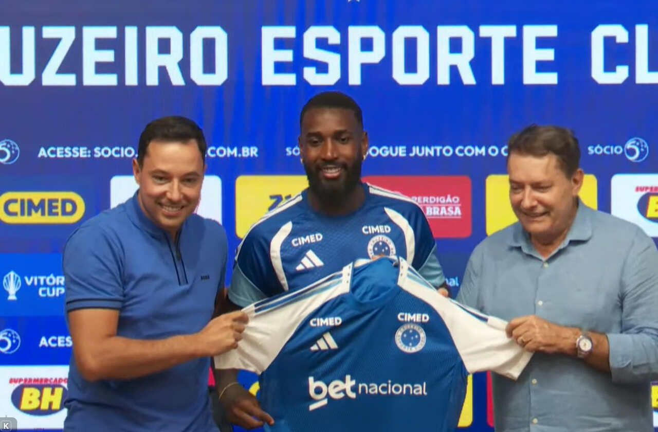 Imagem da noticia Gerson chora em apresentação e explica escolha pelo Cruzeiro: "Irrecusável"