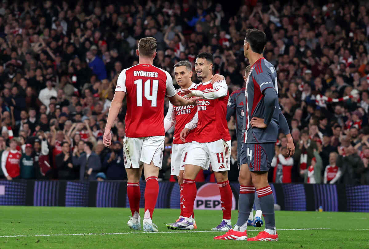 Imagem da noticia Arsenal vence o Olympiacos e segue 100% na Champions