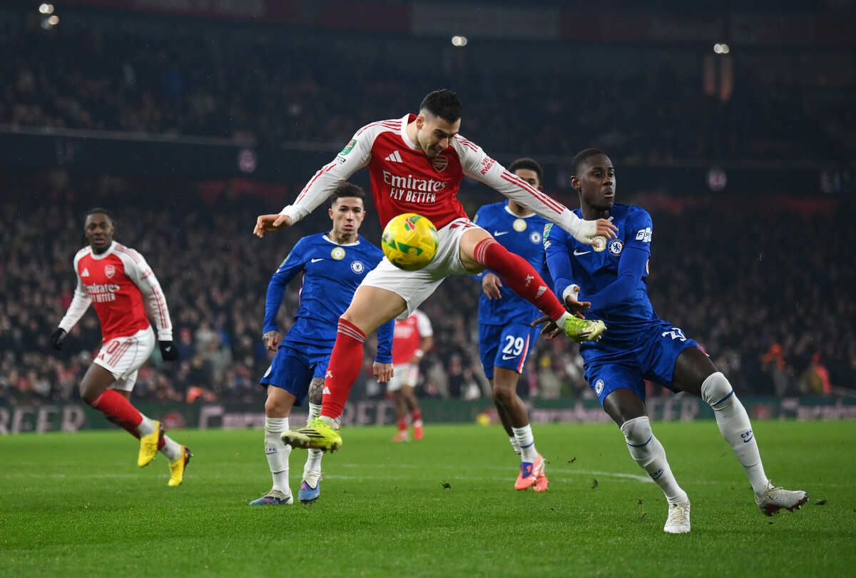 Arsenal vence o Chelsea e garante vaga na final da Copa da Liga Inglesa