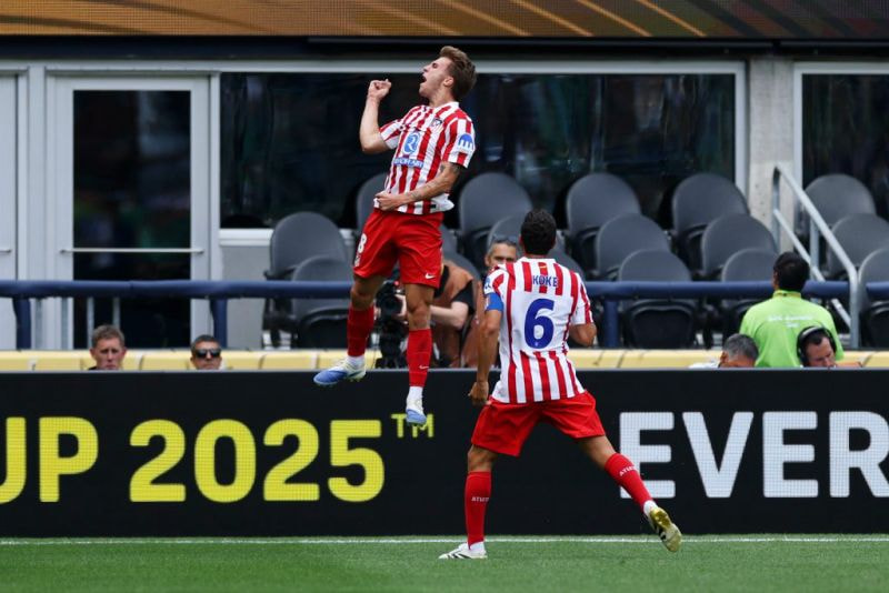 Imagem da noticia Com dois gols de Barrios, Atlético de Madrid bate Seattle e segue vivo no Mundial