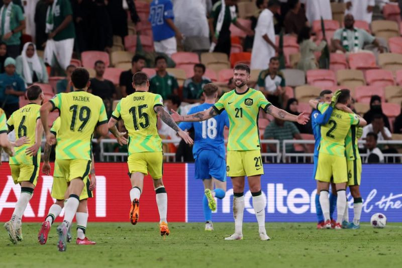 Imagem da noticia Austrália vira sobre a Arábia Saudita e garante vaga na Copa do Mundo