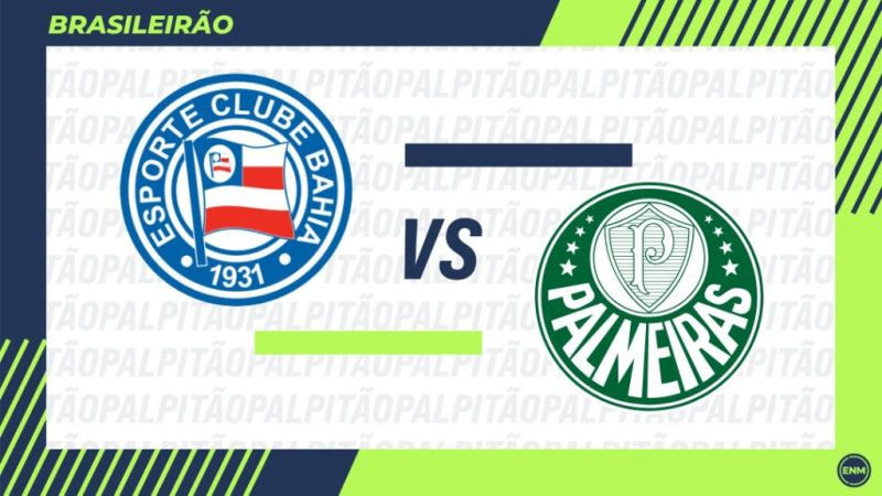 Imagem da noticia Bahia x Palmeiras: onde assistir, prováveis escalações e retrospecto