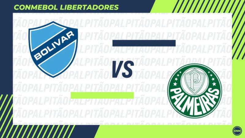 Imagem da noticia Bolívar x Palmeiras: prováveis escalações, arbitragem e onde assistir