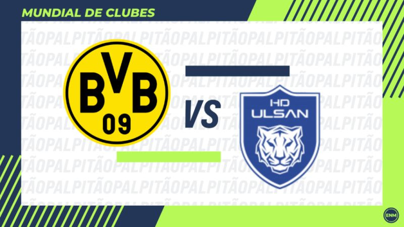 Imagem da noticia Borussia Dortmund x Ulsan: prováveis escalações, onde assistir e horário