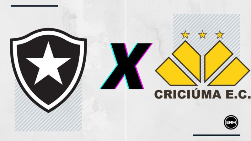 Imagem da noticia Botafogo x Criciúma : prováveis escalações, onde assistir e retrospecto