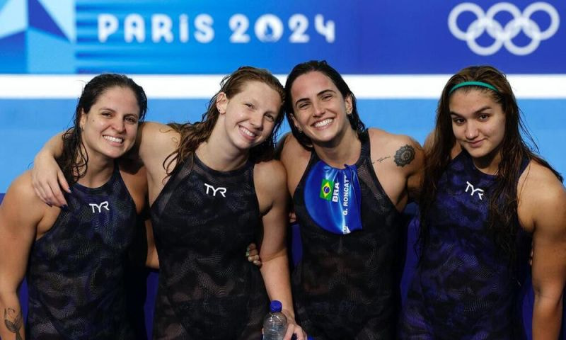 Imagem da noticia Brasil está fora dos 50m livre, mas disputará medalha no revezamento 4x200m