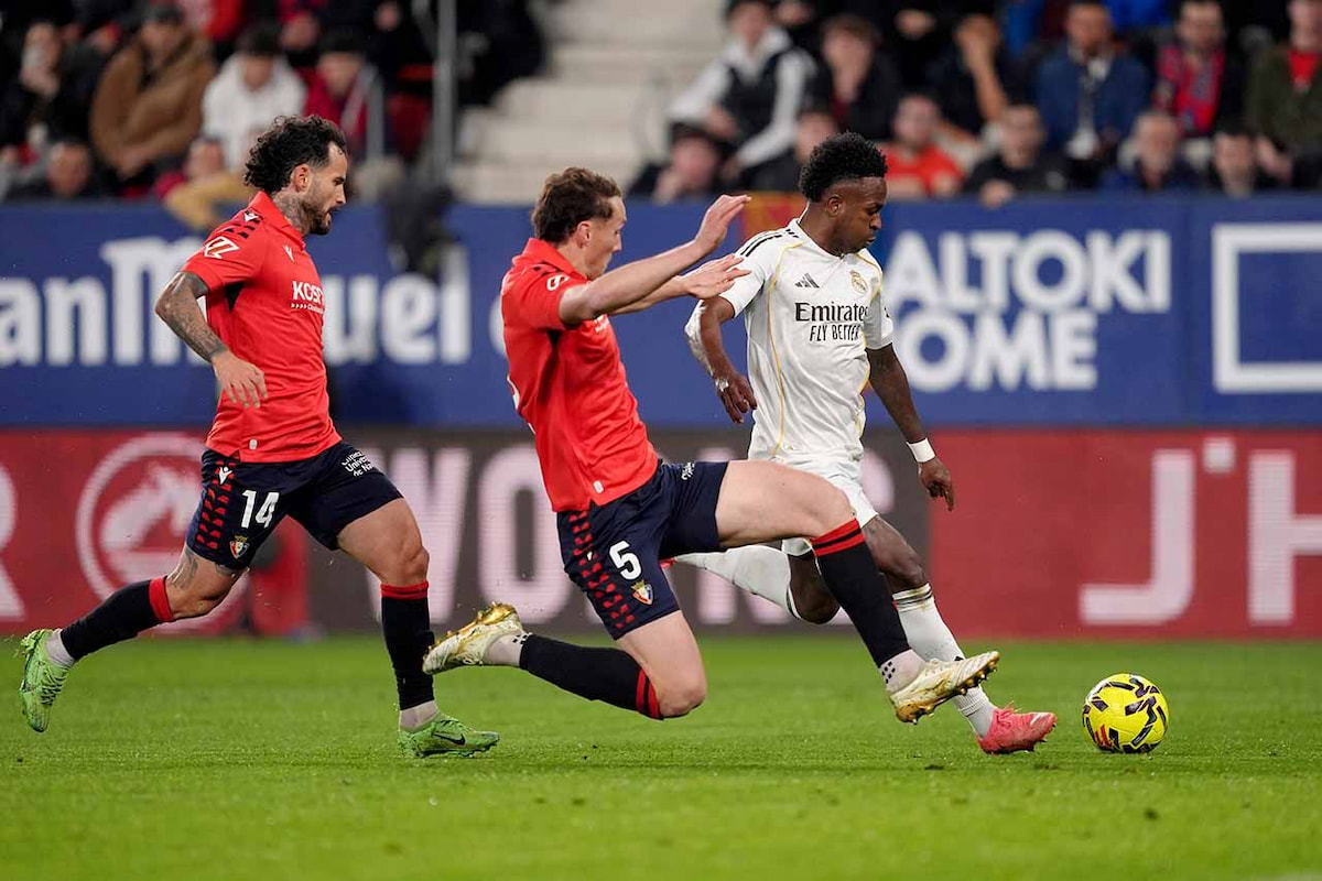 Osasuna vira no fim e ameaça liderança do Real Madrid