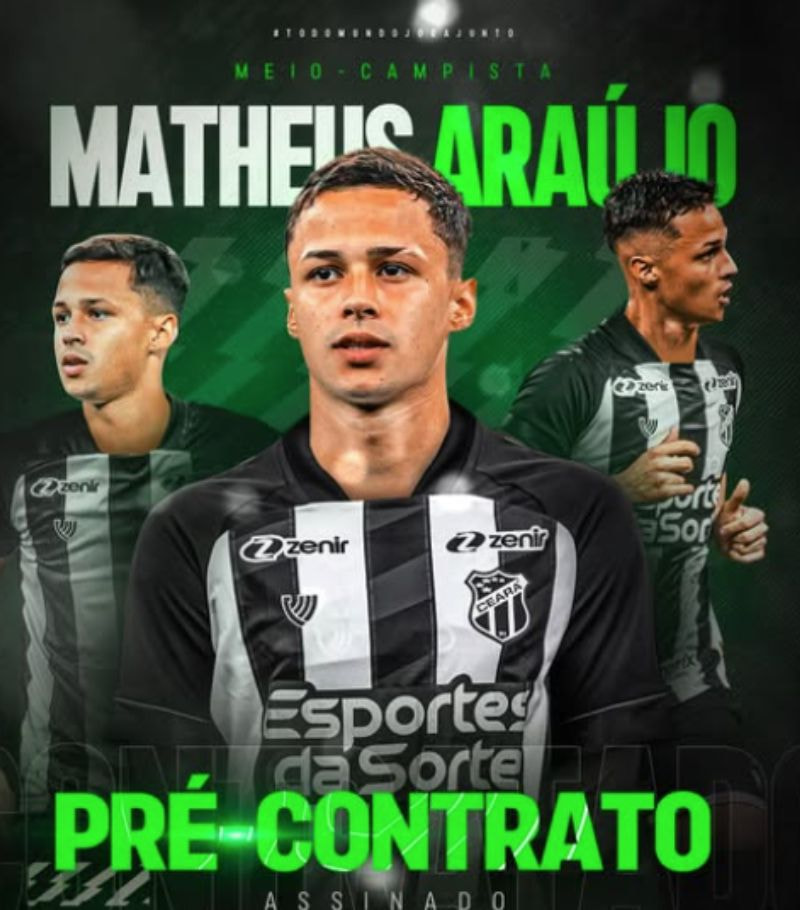 Imagem da noticia Ceará anuncia reforços para 2025 e mira temporada sólida na Série A