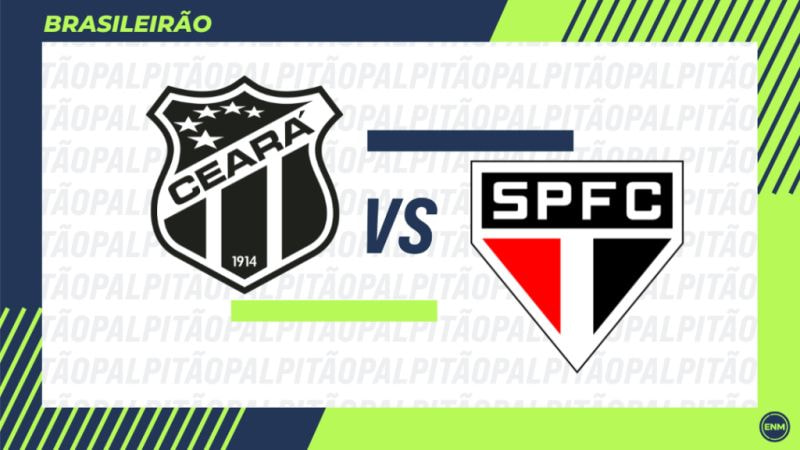 Imagem da noticia Ceará x São Paulo: onde assistir, arbitragem e prováveis escalações