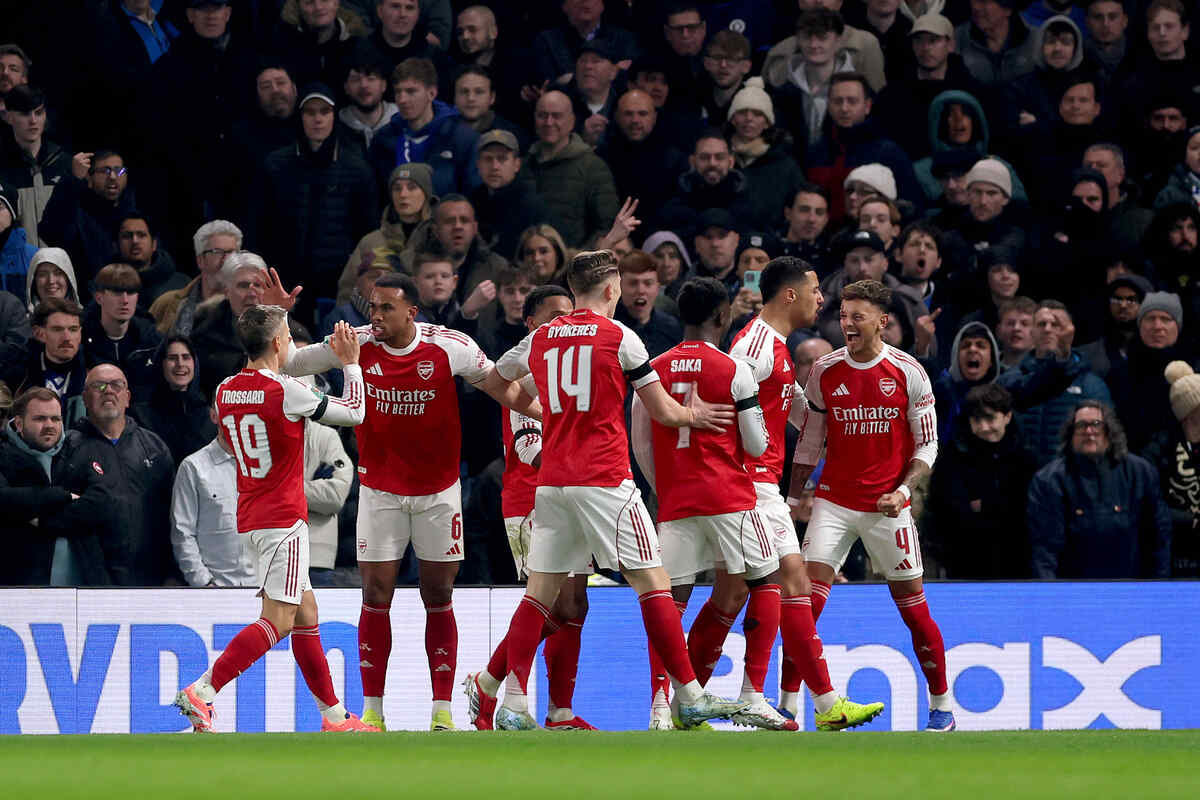Imagem da noticia Arsenal vence Chelsea e larga na frente na semi da Copa da Liga Inglesa
