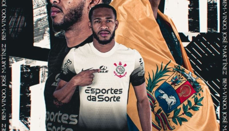 Imagem da noticia Corinthians anuncia a contratação do volante venezuelano José Martínez