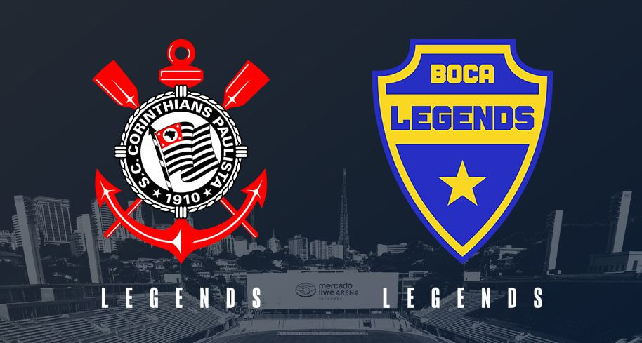 Imagem da noticia Reencontro de Gigantes: SBT transmite duelo de lendas entre Corinthians e Boca neste sábado