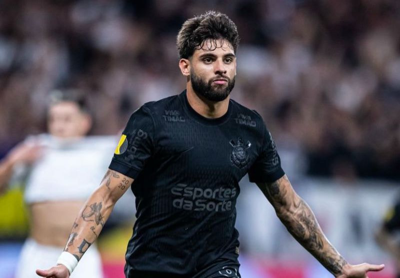 Imagem da noticia Com dois gols de Yuri Alberto, Corinthians vence o Santos e segue invicto em casa