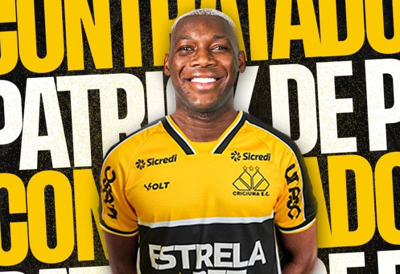 Imagem da noticia Criciúma acerta contratação por empréstimo de Patrick de Paula
