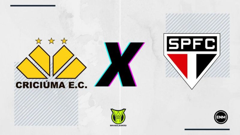 Imagem da noticia Criciúma x São Paulo: prováveis escalações, onde assistir e retrospecto