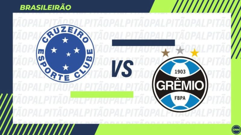 Imagem da noticia Cruzeiro x Grêmio: prováveis escalações, onde assistir e retrospecto