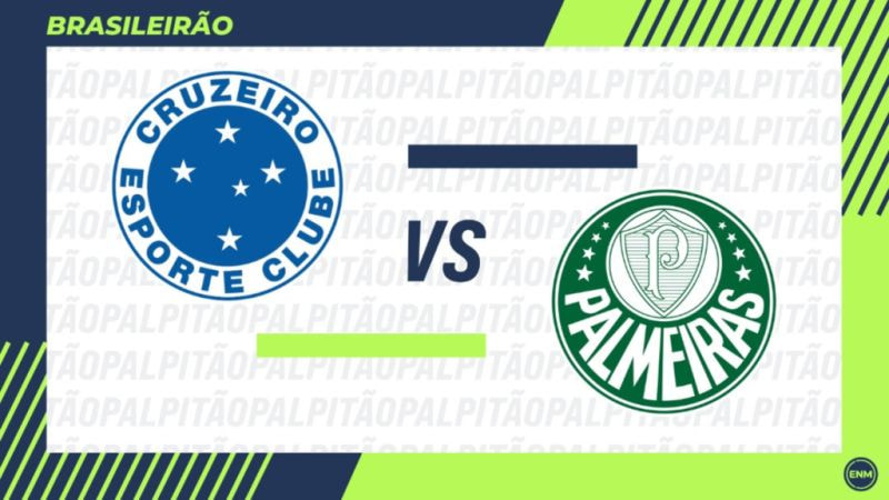 Imagem da noticia Cruzeiro x Palmeiras: Escalações, desfalques, retrospecto, onde assistir e arbitragem