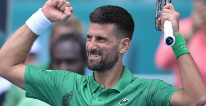 Imagem da noticia Djokovic atropela Dimitrov, vai à final em Miami e busca 100º título ATP da carreira