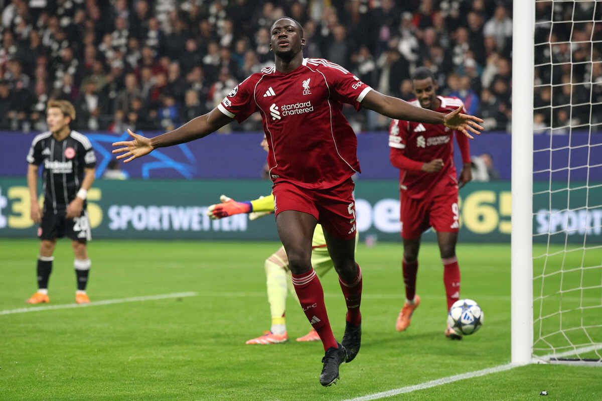 Imagem da noticia Liverpool goleia o Frankfurt e se recupera na Champions