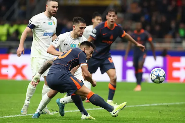 Carlos Augusto marca, Inter bate o Kairat e segue 100% na Champions League Carlos Augusto marca, Inter bate o Kairat e segue 100% na Champions League