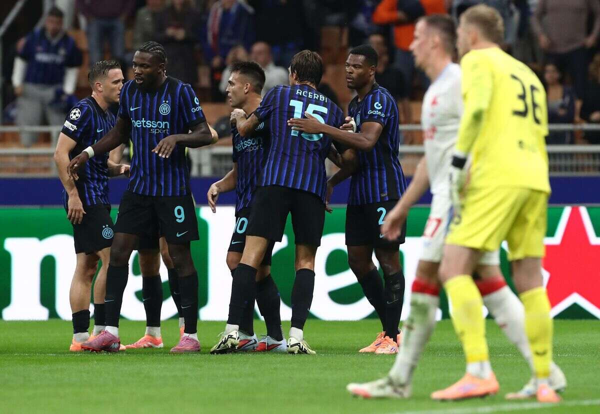 Imagem da noticia Inter de Milão vence Slavia Praga e mantém 100% na Champions