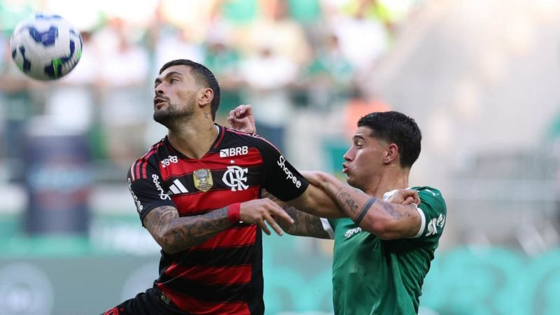 Imagem da noticia Flamengo derrota Palmeiras e diminui distância da liderança do Brasileirão
