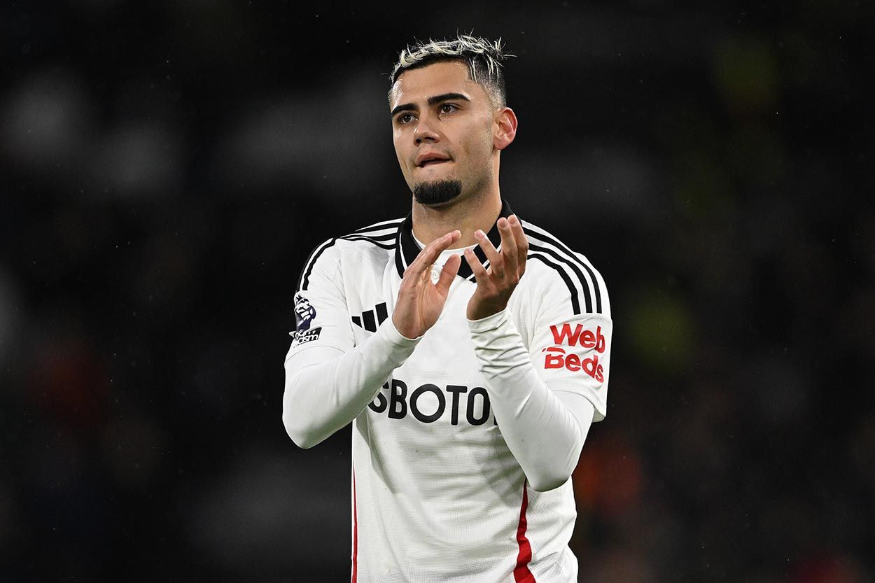 Imagem da noticia Em negociação com Palmeiras, Andreas Pereira é cortado de partida do Fulham