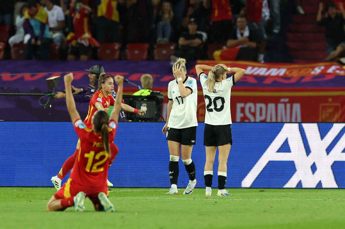 Imagem da noticia Espanha vence a Alemanha na prorrogação e vai à final da Eurocopa Feminina