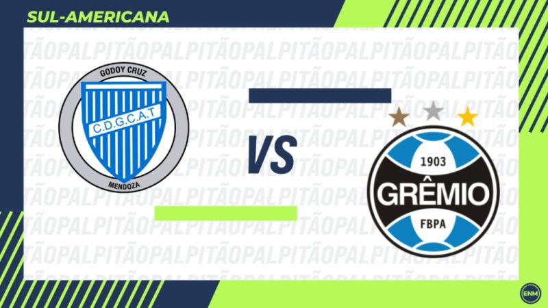 Imagem da noticia Godoy Cruz x Grêmio: prováveis escalações, arbitragem e onde assistir