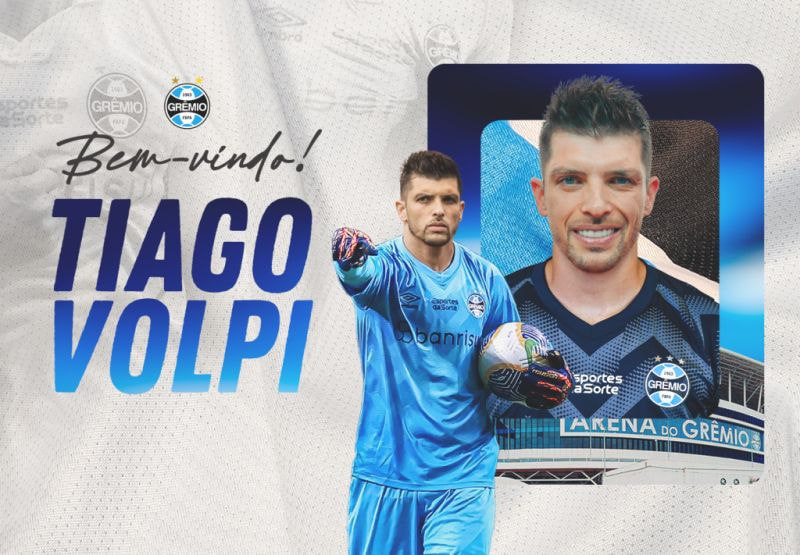 Imagem da noticia Grêmio anuncia a contratação de Tiago Volpi