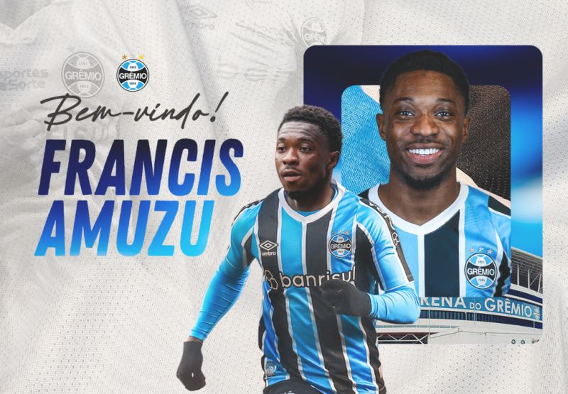 Imagem da noticia Grêmio anuncia a contratação do atacante Francis Amuzu