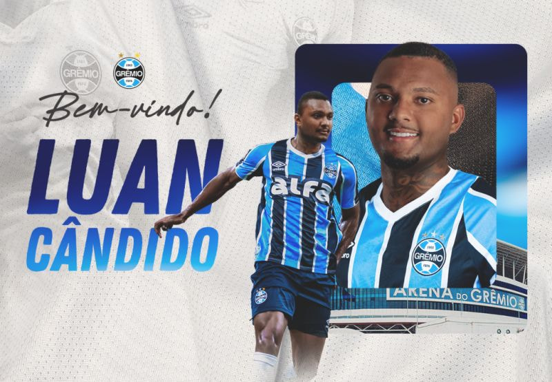 Imagem da noticia Grêmio acerta empréstimo de Luan Cândido até o fim da temporada