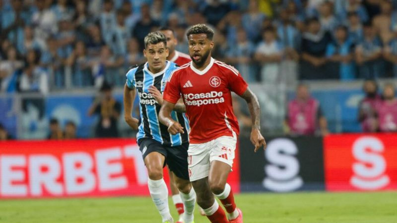 Imagem da noticia Grêmio sai na frente, mas Internacional reage e clássico termina empatado